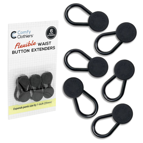 5-Pack Spring Button Pant Extender - Premium, Sturdy Metal - Adds up to 2  Instantly! : : Clothing, Shoes & Accessories